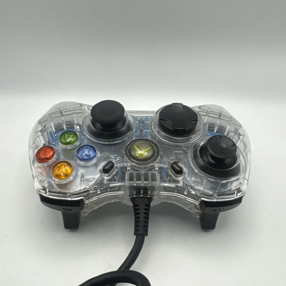 Afterglow PL-3602 Transparent Wired Xbox 360 Game Controller